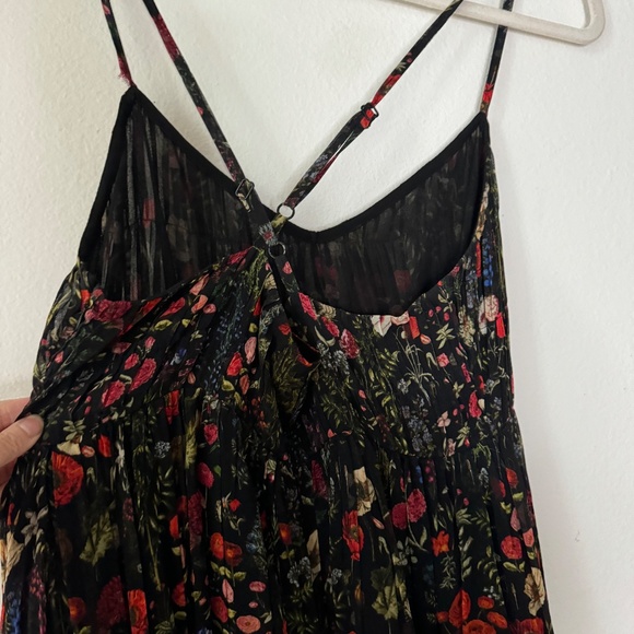 Anthropologie Payal Jain Massima Pleated Floral Boho Maxi Dress - Picture 9 of 13